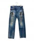 Hysteric Glamour×THE DOORSヒステリックグラマー×ドアーズ）の古着「デニムパンツ」｜インディゴ