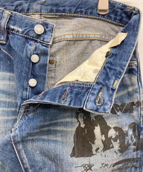 Hysteric Glamour（ヒステリックグラマー）Hysteric Glamour (ヒステリックグラマー) THE DOORS (ドアーズ) デニムパンツ インディゴ サイズ:W29(73.5cm)の古着・服飾アイテム