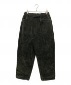 South2 West8サウスツー ウエストエイト）の古着「Belted Logger Pant - C/R 9W Corduro」｜カーキ