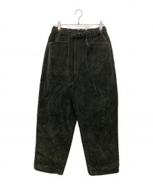 South2 West8（サウスツー ウエストエイト）の古着「Belted Logger Pant - C/R 9W Corduro」｜カーキ
