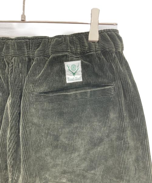 South2 West8（サウスツー ウエストエイト）south2 west8 (サウスツー ウエストエイト) Belted Logger Pant - C/R 9W Corduro カーキ サイズ:Sの古着・服飾アイテム