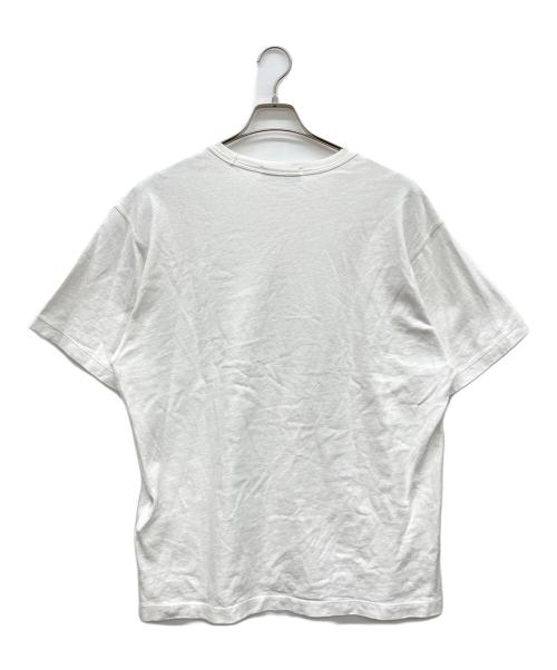 STONE ISLAND（ストーンアイランド）STONE ISLAND (ストーンアイランド) ロゴTシャツ ホワイト サイズ:Mの古着・服飾アイテム