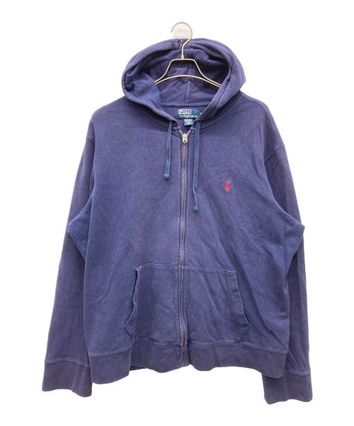 POLO RALPH LAUREN（ポロ・ラルフローレン）POLO RALPH LAUREN (ポロ・ラルフローレン) ロゴジップパーカー ネイビー サイズ:XXLの古着・服飾アイテム