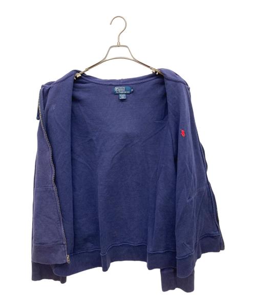 POLO RALPH LAUREN（ポロ・ラルフローレン）POLO RALPH LAUREN (ポロ・ラルフローレン) ロゴジップパーカー ネイビー サイズ:XXLの古着・服飾アイテム