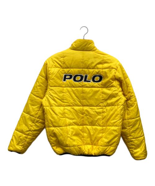 POLO SPORT（ポロスポーツ）POLO SPORT (ポロスポーツ) 90s リバーシブル中綿ハーフジップジャケット ブルー×イエロー サイズ:Sの古着・服飾アイテム