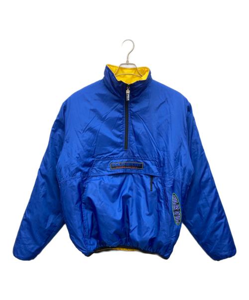 POLO SPORT（ポロスポーツ）POLO SPORT (ポロスポーツ) 90s リバーシブル中綿ハーフジップジャケット ブルー×イエロー サイズ:Sの古着・服飾アイテム