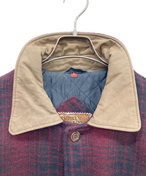urban equipment country（アーバンクイックメントカントリー）urban equipment country (アーバンクイックメントカントリー) ウール混コート ボルネオ・ グリーン サイズ:Lの古着・服飾アイテム