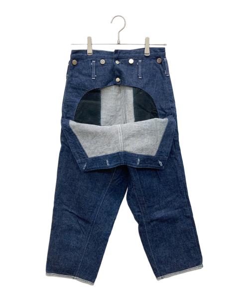 TUKI（ツキ）TUKI (ツキ) タイプスリー ノンウォッシュデニムクロップドパンツ インディゴ サイズ:なしの古着・服飾アイテム
