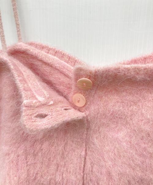 Lily Brown（リリーブラウン）Lily Brown (リリーブラウン) リボンニットビスチェ ピンク サイズ:Fの古着・服飾アイテム