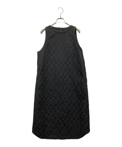 BEAMS BOY（ビームスボーイ）BEAMS BOY (ビームスボーイ) キルティング ノースリーブ ワンピース ブラック サイズ:なしの古着・服飾アイテム