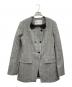 RECTO（レクト）の古着「SIGNATURE CURVED NECK GLEN CHECK JACKET」｜グレー