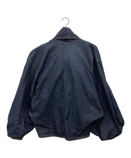 ZIMMERMANN（ジマーマン）ZIMMERMANN (ジマーマン) タイネック デニムブラウス インディゴ サイズ:S 160/84Aの古着・服飾アイテム