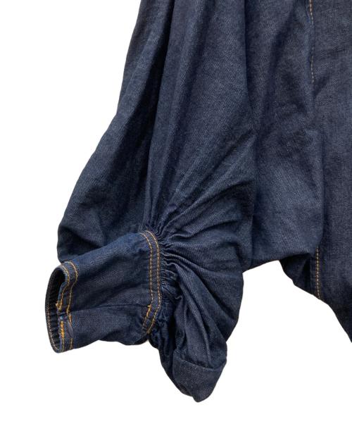 ZIMMERMANN（ジマーマン）ZIMMERMANN (ジマーマン) タイネック デニムブラウス インディゴ サイズ:S 160/84Aの古着・服飾アイテム