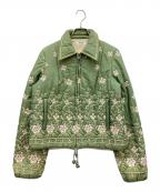 MOSCHINO CHEAP AND CHICモスキーノ チープアンドシック）の古着「花柄ジャケット」｜グリーン