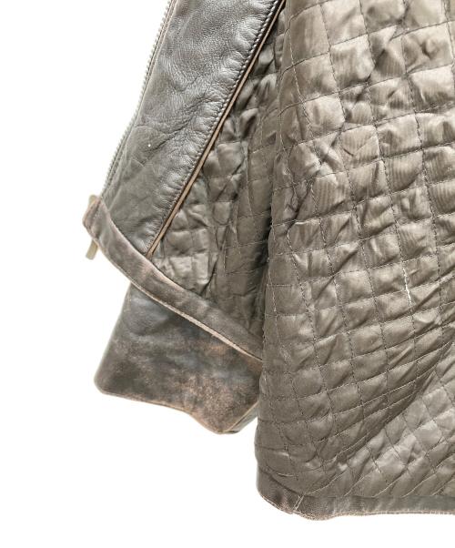 Claiborne（クレイボーン）Claiborne (クレイボーン) レザージャケット ブラウン サイズ:Ｌの古着・服飾アイテム