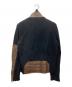 RALPH LAUREN (ラルフローレン) レザー切替ニットジャケット カーキ×ブラック サイズ:Ｌ：10000円