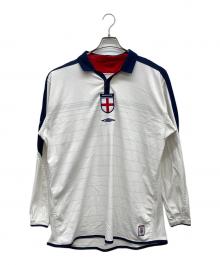 UMBRO（アンブロ）の古着「ゲームシャツ」｜ホワイト×ネイビー