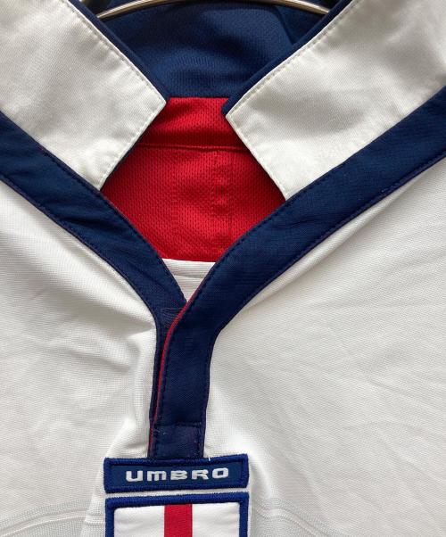 UMBRO（アンブロ）UMBRO (アンブロ) ゲームシャツ ホワイト×ネイビー サイズ:なしの古着・服飾アイテム