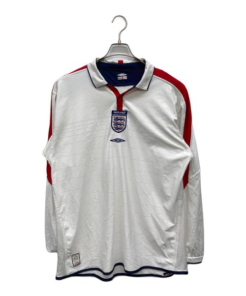 UMBRO（アンブロ）UMBRO (アンブロ) ゲームシャツ ホワイト×ネイビー サイズ:なしの古着・服飾アイテム