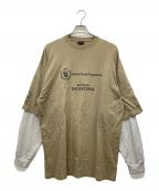 BALENCIAGAバレンシアガ）の古着「Food Holiday Two Piece Long Sleeved Shirt」｜グリーン