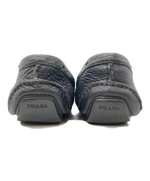 PRADA（プラダ）PRADA (プラダ) ドライビングシューズ ブラック サイズ:38の古着・服飾アイテム