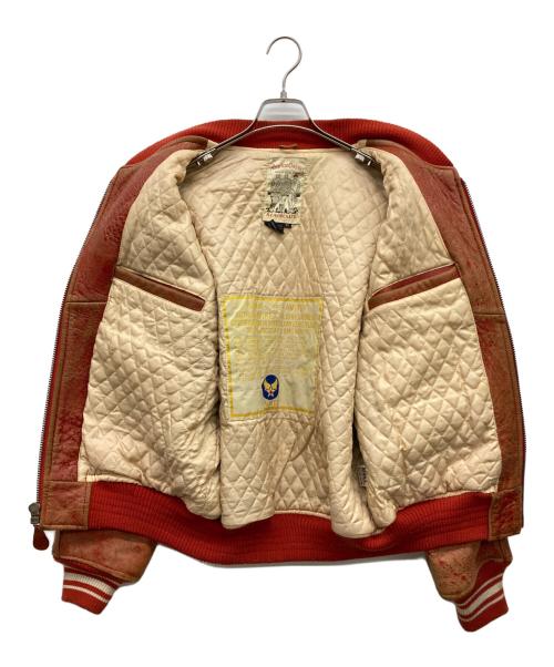 AVIREX（アヴィレックス）AVIREX (アヴィレックス) VARSITY JACKET レッド サイズ:XSの古着・服飾アイテム
