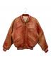AVIREX（アヴィレックス）の古着「VARSITY JACKET」｜レッド