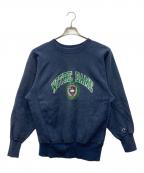 Championチャンピオン）の古着「80s リバースウィーブスウェット NOTRE DAME」｜ネイビー