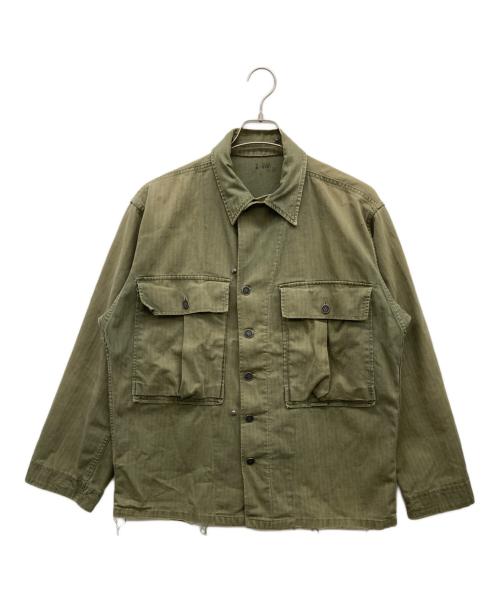 US ARMY（ユーエスアーミー）US ARMY (ユーエスアーミー) 40s M-43 HBTジャケット カーキ サイズ:不明の古着・服飾アイテム