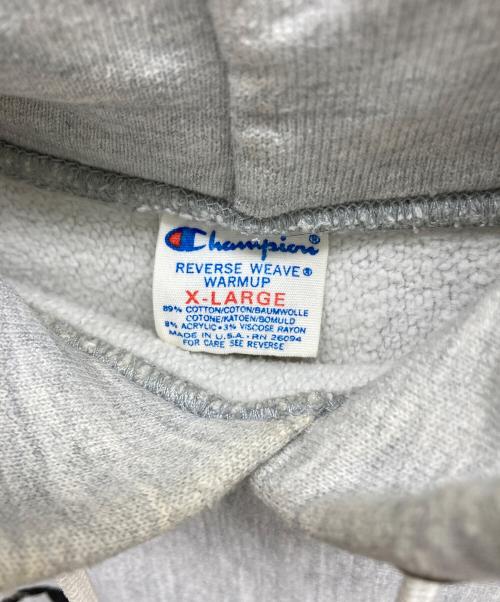 Champion（チャンピオン）Champion (チャンピオン) 80s リバースウィーブパーカー ウイングフット グレー サイズ:X-LARGEの古着・服飾アイテム
