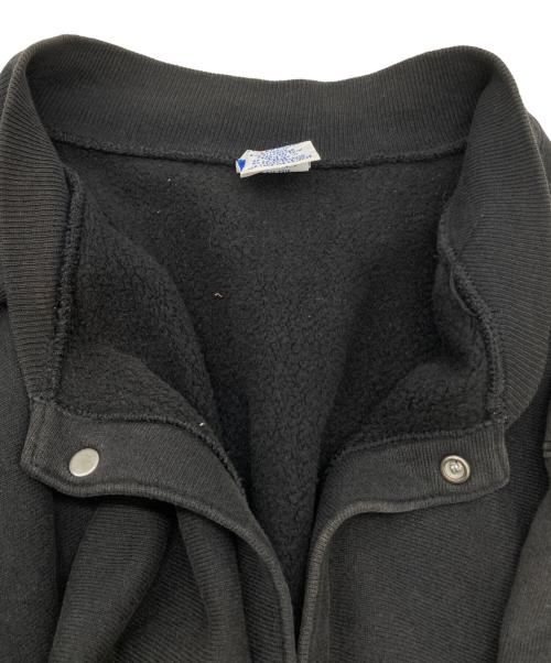 Champion（チャンピオン）Champion (チャンピオン) 90s スナップカーディガン 刺繍タグ  ブラック サイズ:LARGEの古着・服飾アイテム
