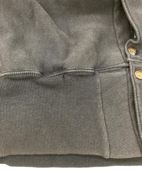 Champion（チャンピオン）Champion (チャンピオン) 90s スナップカーディガン 刺繍タグ  ブラック サイズ:LARGEの古着・服飾アイテム