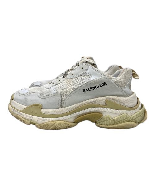 BALENCIAGA（バレンシアガ）BALENCIAGA (バレンシアガ) TRIPLE S SNEAKER ホワイト サイズ:UK8の古着・服飾アイテム
