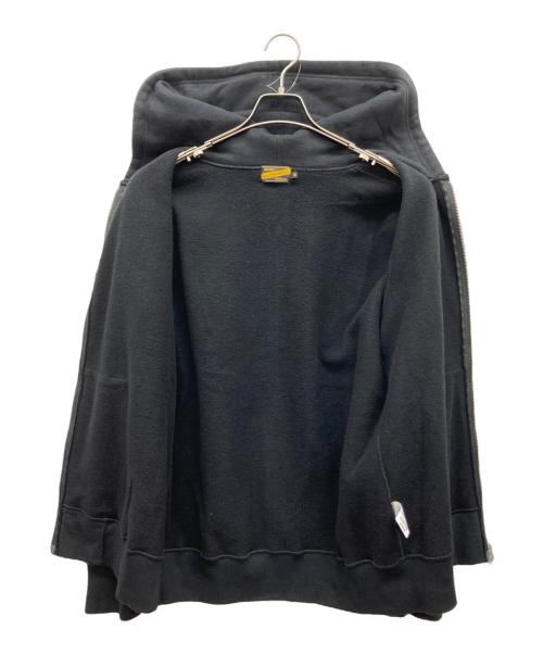 INDIAN MOTORCYCLE（インディアンモーターサイクル）INDIAN MOTORCYCLE (インディアンモーターサイクル) PINSTRIPE PATTERN FULL ZIP PARKA ブラック サイズ:Mの古着・服飾アイテム