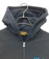 中古・古着 INDIAN MOTORCYCLE (インディアンモーターサイクル) PINSTRIPE PATTERN FULL ZIP PARKA ブラック サイズ:M：14000円