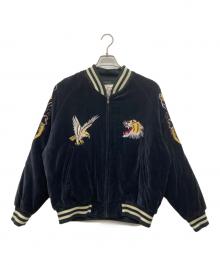 STORK CHOP（ストークショップ）の古着「別珍スカジャン」｜ネイビー