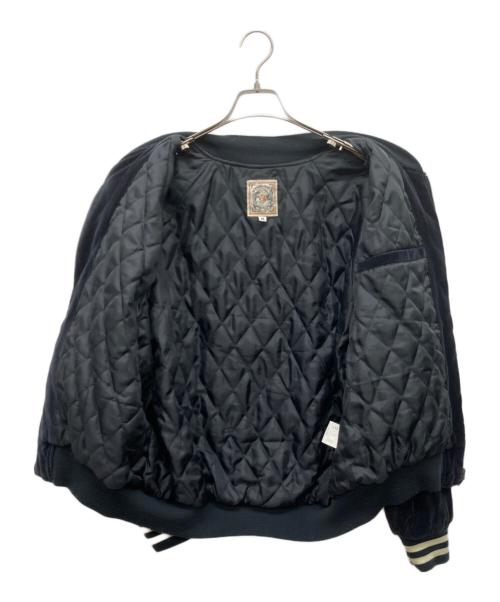 STORK CHOP（ストークショップ）STORK CHOP (ストークショップ) 別珍スカジャン ネイビー サイズ:Mの古着・服飾アイテム