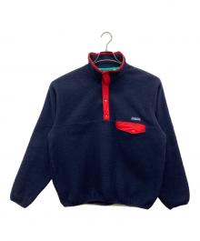 Patagonia（パタゴニア）の古着「80s シンチラスナップT」｜ネイビー×レッド