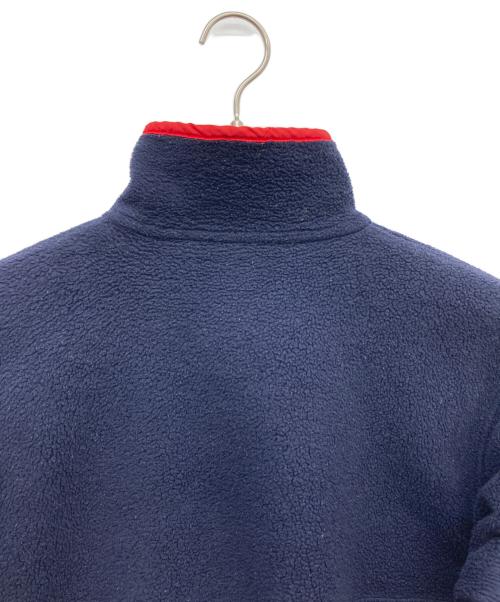 Patagonia（パタゴニア）Patagonia (パタゴニア) 80s シンチラスナップT ネイビー×レッド サイズ:Ｌの古着・服飾アイテム