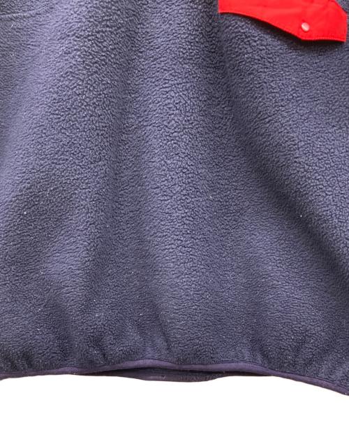 Patagonia（パタゴニア）Patagonia (パタゴニア) 80s シンチラスナップT ネイビー×レッド サイズ:Ｌの古着・服飾アイテム