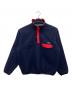 Patagonia（パタゴニア）の古着「80s シンチラスナップT」｜ネイビー×レッド