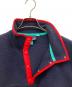 中古・古着 Patagonia (パタゴニア) 80s シンチラスナップT ネイビー×レッド サイズ:Ｌ：25000円