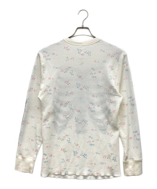 SUPREME（シュプリーム）SUPREME (シュプリーム) Hanes (ヘインズ) Bones Thermal Crew Floral ホワイト サイズ:M 175/96Aの古着・服飾アイテム