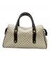CELINE (セリーヌ) ハンドバッグ マカダム柄 アイボリー：50000円