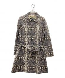 Marc by Marc Jacobs（マークバイマークジェイコブス）の古着「パイソン柄コート」｜ブラウン×グレー
