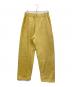 FOLL（フォル）の古着「antique washed baggy sweatpants」｜イエロー