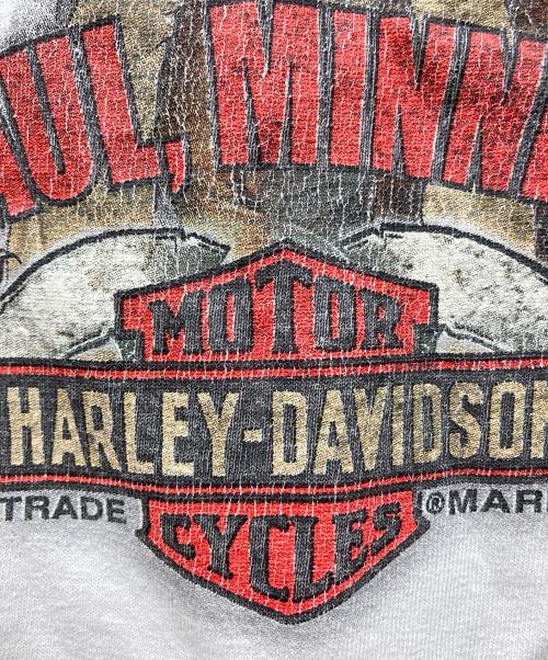 HARLEY-DAVIDSON（ハーレーダビッドソン）HARLEY-DAVIDSON (ハーレーダビッドソン) プリントTシャツ ホワイト サイズ:2X-LARGEの古着・服飾アイテム