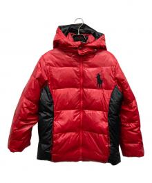 POLO RALPH LAUREN（ポロ・ラルフローレン）の古着「ビックポニーダウンジャケット」｜レッド