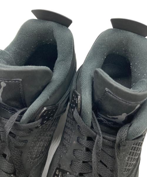 NIKE（ナイキ）NIKE (ナイキ) AIR JORDAN 4 RETRO OG BLACK CAT ブラック サイズ:US9.5の古着・服飾アイテム