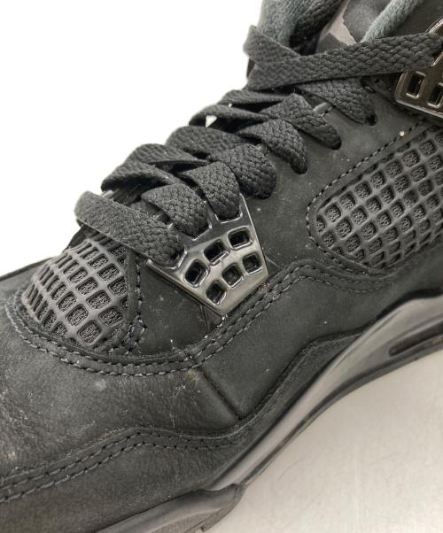 NIKE（ナイキ）NIKE (ナイキ) AIR JORDAN 4 RETRO OG BLACK CAT ブラック サイズ:US9.5の古着・服飾アイテム